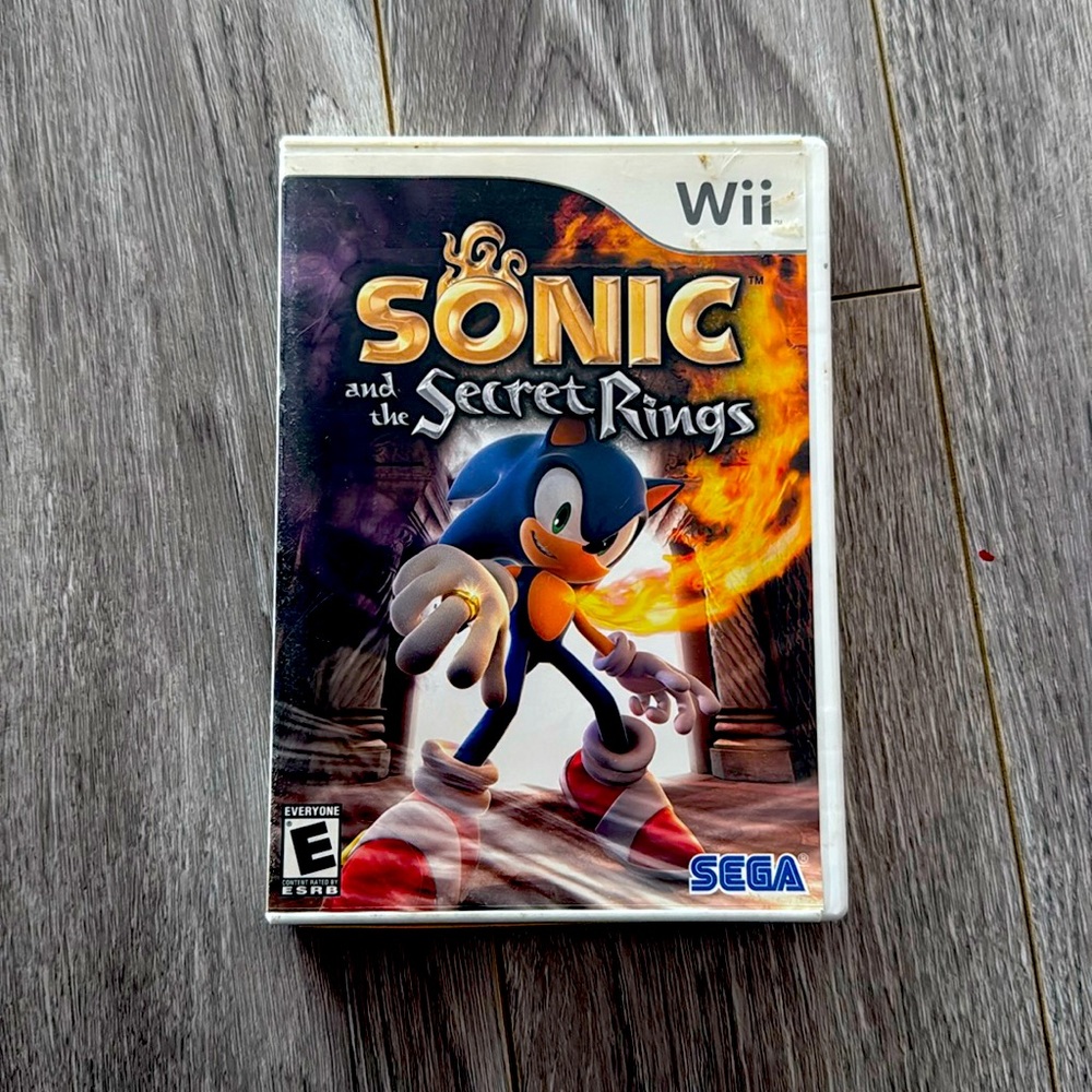 Sonic and the Secret Rings (Nintendo Wii, 2007) video game